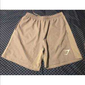Gymshark- Light gray sport shorts